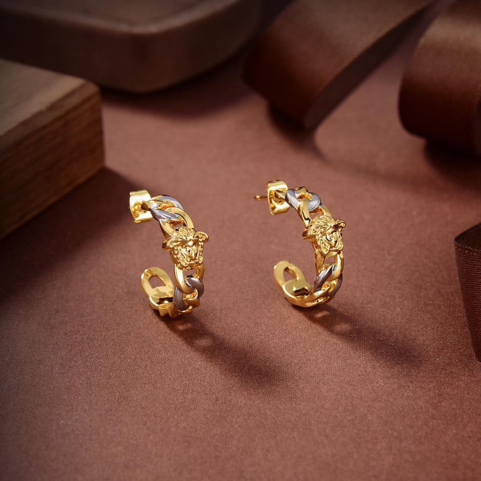 replica,repliche,fake,1:1,earrings,bracelet,ring,jewelry Orecchini Versace Beauty Head