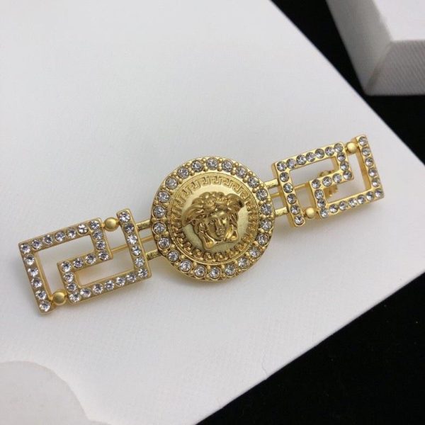 replica,repliche,fake,1:1,earrings,bracelet,ring,jewelry Nuova spilla Versace