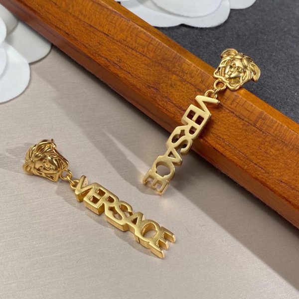 replica,repliche,fake,1:1,earrings,bracelet,ring,jewelry Orecchini Versace Beauty Head