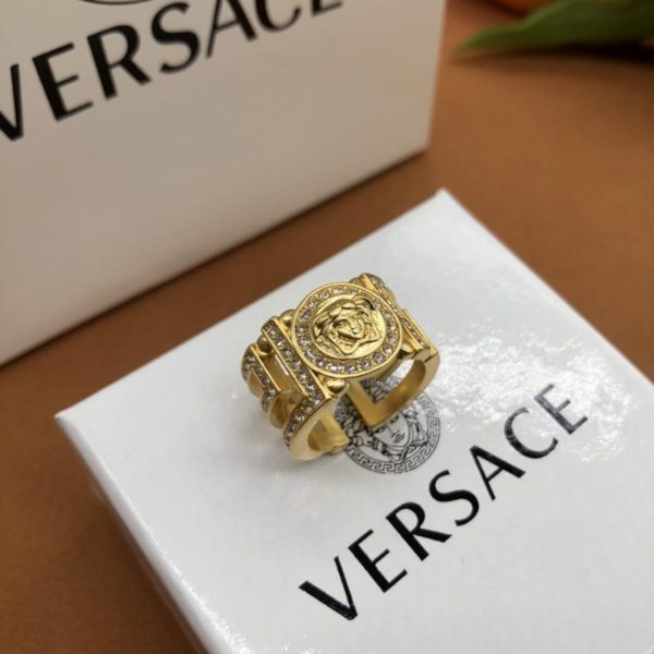replica,repliche,fake,1:1,earrings,bracelet,ring,jewelry Anello Versace