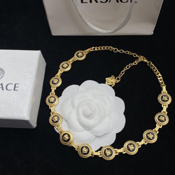 replica,repliche,fake,1:1,earrings,bracelet,ring,jewelry Nuova collana Versace