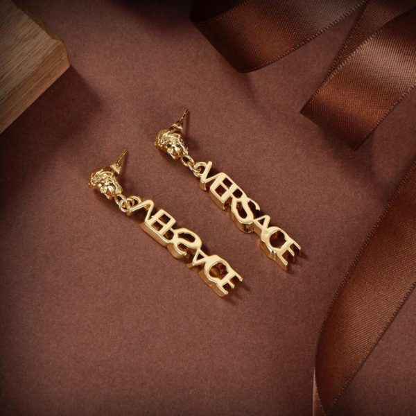 replica,repliche,fake,1:1,earrings,bracelet,ring,jewelry Orecchini Versace Beauty Head
