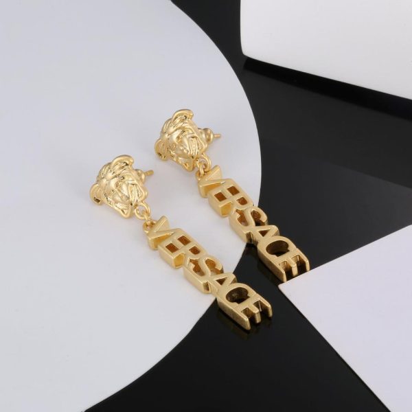 replica,repliche,fake,1:1,earrings,bracelet,ring,jewelry Orecchini in oro Versace