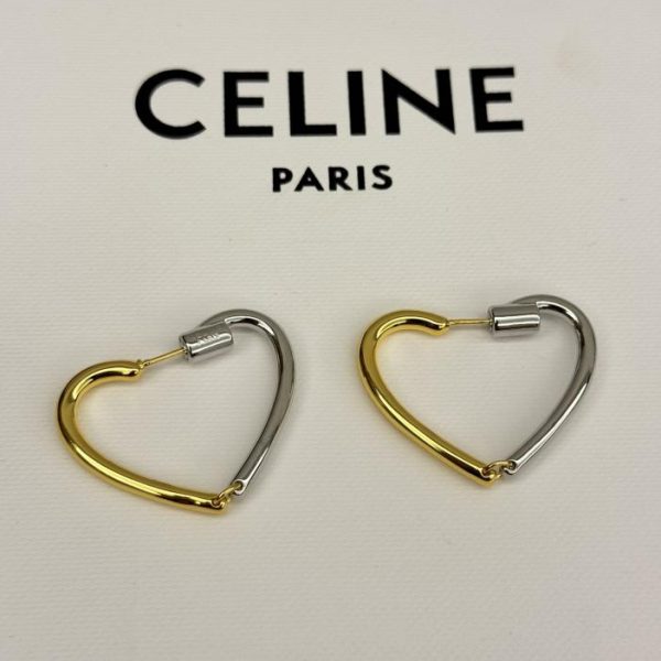 replica,repliche,fake,1:1,earrings,bracelet,ring,jewelry Gli ultimi orecchini d’amore di Celine