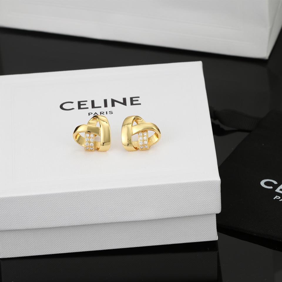 replica,repliche,fake,1:1,earrings,bracelet,ring,jewelry Nuovi orecchini Celine a forma di cuore