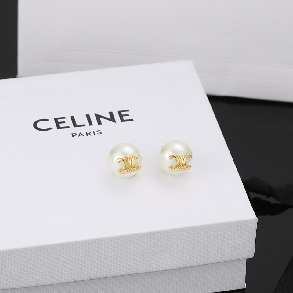 replica,repliche,fake,1:1,earrings,bracelet,ring,jewelry Nuovi orecchini di perle Caixuanmen di Celine