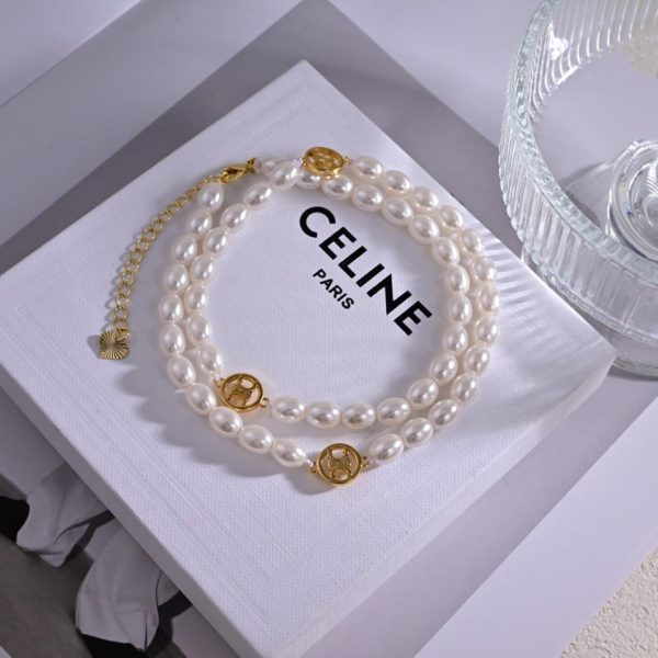 replica,repliche,fake,1:1,earrings,bracelet,ring,jewelry Collana Arco di Trionfo di Celine