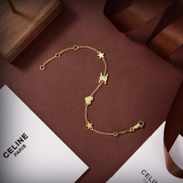 replica,repliche,fake,1:1,earrings,bracelet,ring,jewelry Nuovo set di collane Celine
