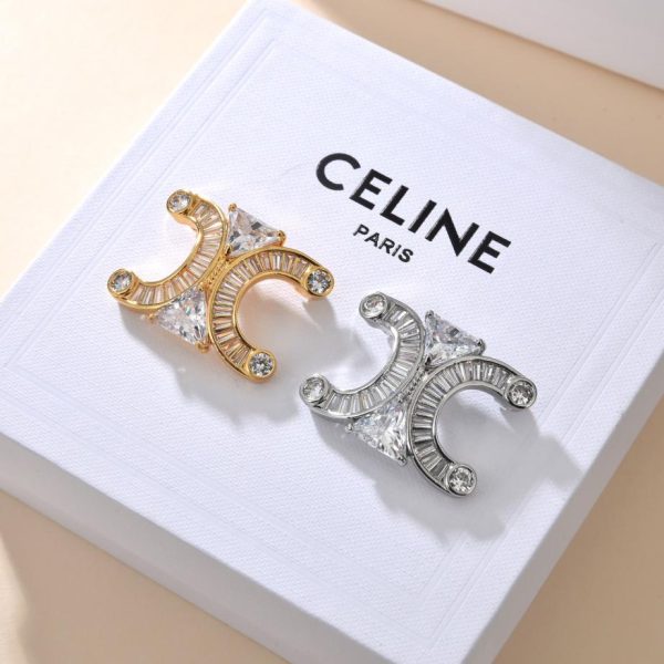 replica,repliche,fake,1:1,earrings,bracelet,ring,jewelry Nuova spilla Celine