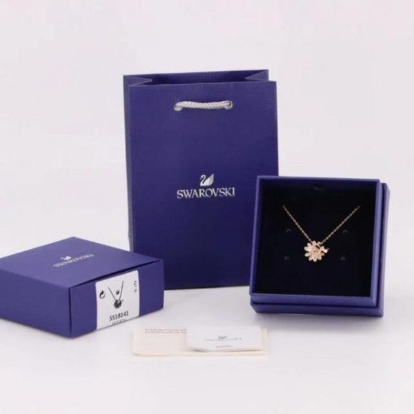 replica,repliche,fake,1:1,earrings,bracelet,ring,jewelry Collana con clavicola Swarovski