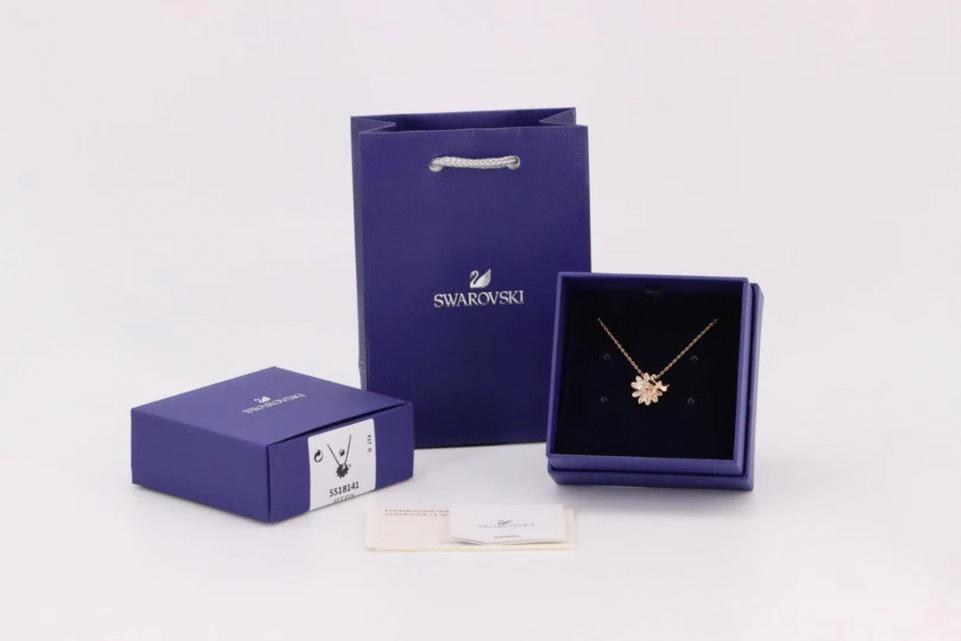 replica,repliche,fake,1:1,earrings,bracelet,ring,jewelry Collana con clavicola Swarovski