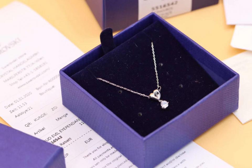 replica,repliche,fake,1:1,earrings,bracelet,ring,jewelry Collana clavicola Swarovski