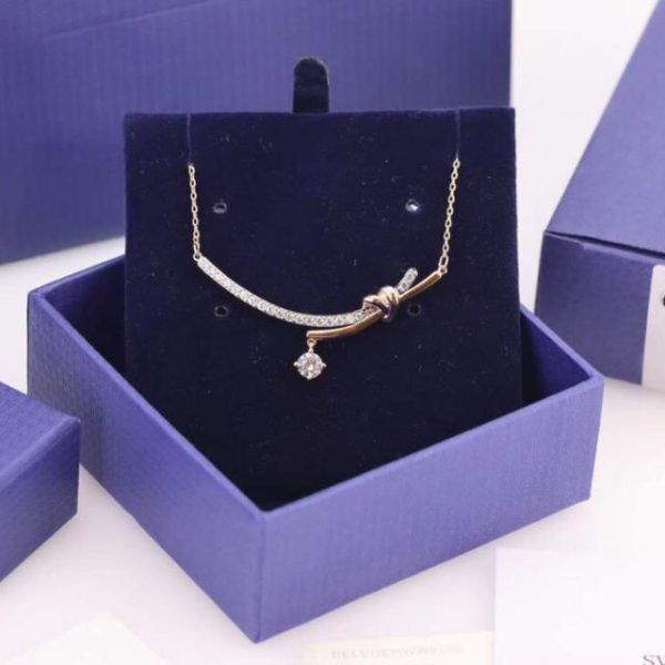 replica,repliche,fake,1:1,earrings,bracelet,ring,jewelry Collana clavicola Swarovski
