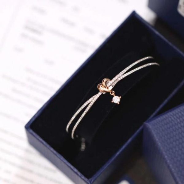 replica,repliche,fake,1:1,earrings,bracelet,ring,jewelry Bracciale solitario swarovski