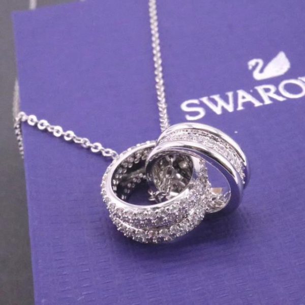 replica,repliche,fake,1:1,earrings,bracelet,ring,jewelry Collana clavicola Swarovski