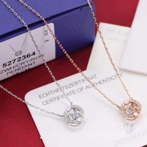 replica,repliche,fake,1:1,earrings,bracelet,ring,jewelry Collana clavicola Swarovski