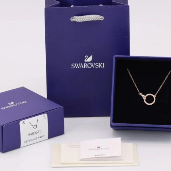 replica,repliche,fake,1:1,earrings,bracelet,ring,jewelry Collana clavicola Swarovski