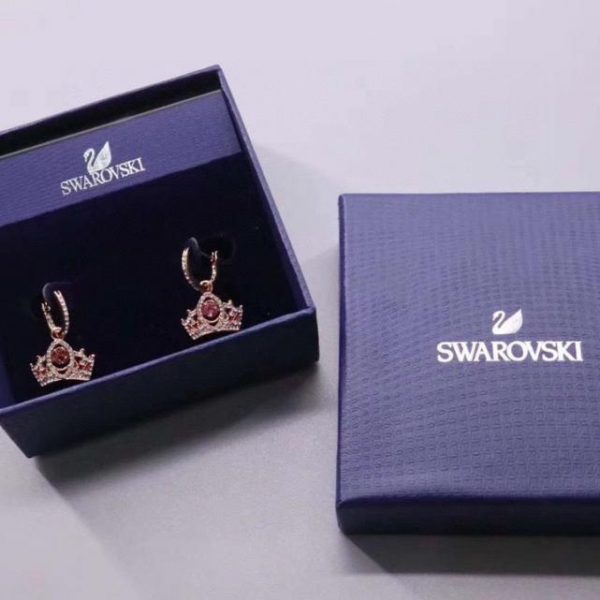 replica,repliche,fake,1:1,earrings,bracelet,ring,jewelry Corona di diamanti rossi Swarovski