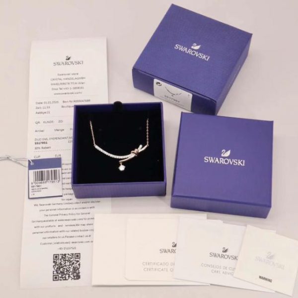 replica,repliche,fake,1:1,earrings,bracelet,ring,jewelry Collana clavicola Swarovski