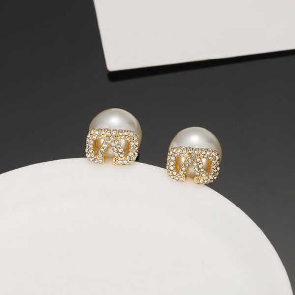 Orecchini con perle Valentino