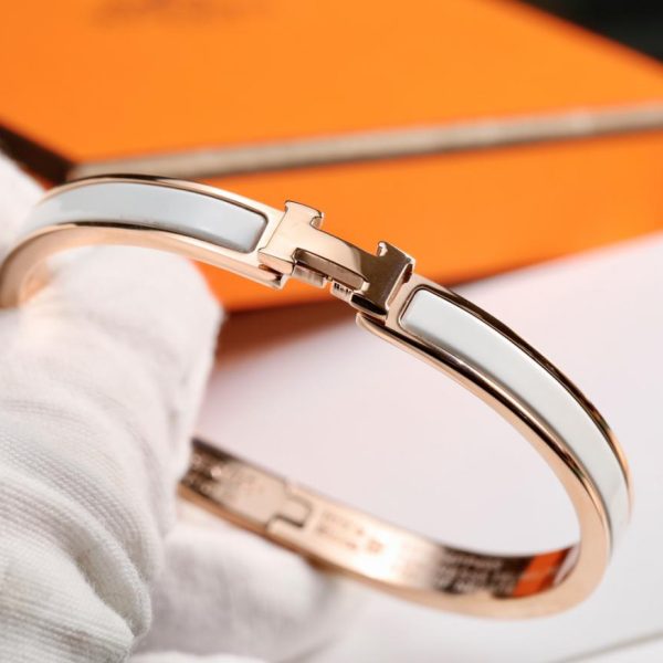 Bracciale stretto smaltato Hermes/diversi colori disponibili