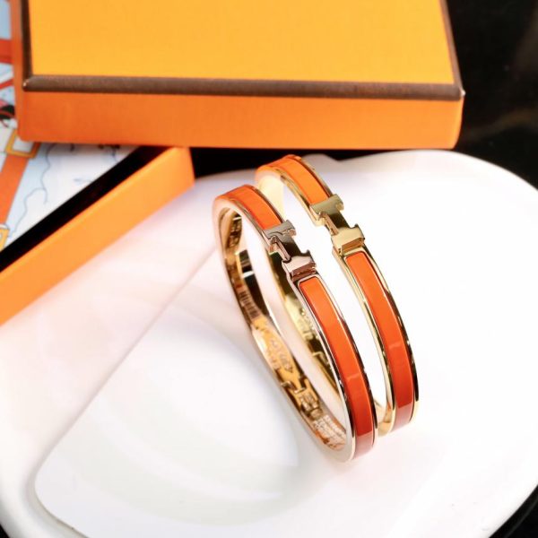 Bracciale stretto smaltato Hermes/diversi colori disponibili