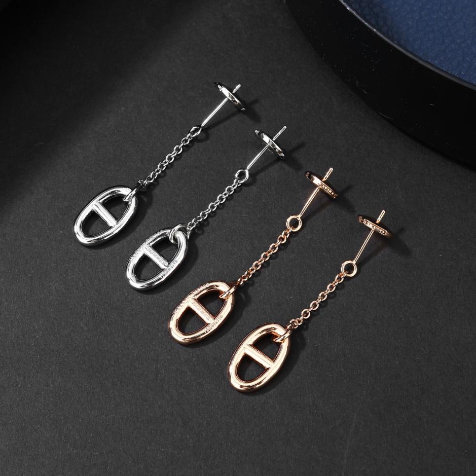 replica,repliche,fake,1:1,earrings,bracelet,ring,jewelry Orecchini Hermes con naso di maiale