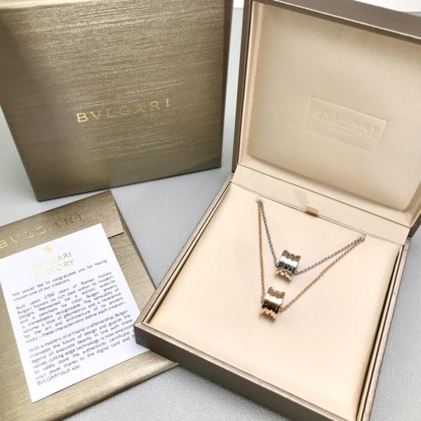 replica,repliche,fake,1:1,earrings,bracelet,ring,jewelry Collana elastica Bvlgari B-Zero
