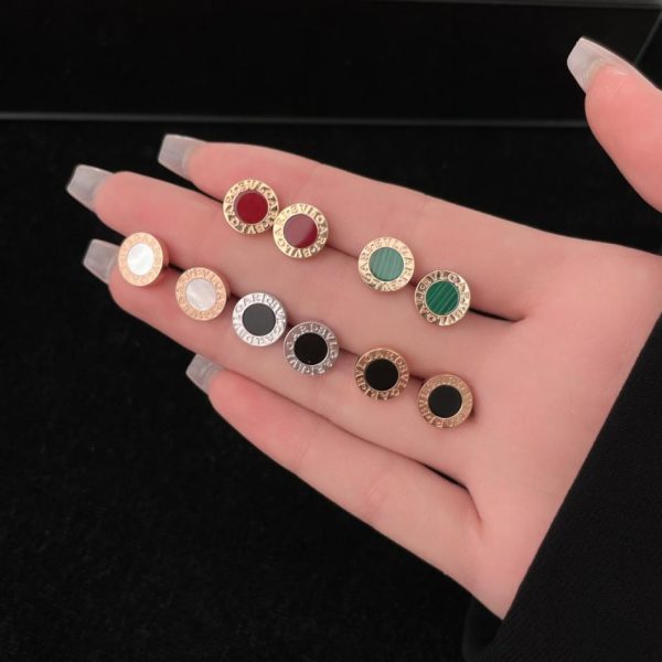 replica,repliche,fake,1:1,earrings,bracelet,ring,jewelry Orecchini premium della serie Bvlgari BV