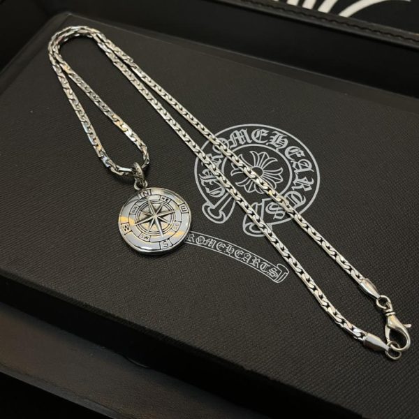 replica,repliche,fake,1:1,earrings,bracelet,ring,jewelry Collana multielemento vintage Chrome Hearts