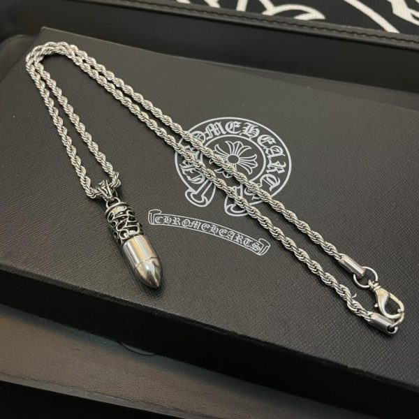 replica,repliche,fake,1:1,earrings,bracelet,ring,jewelry Collana multielemento vintage Chrome Hearts