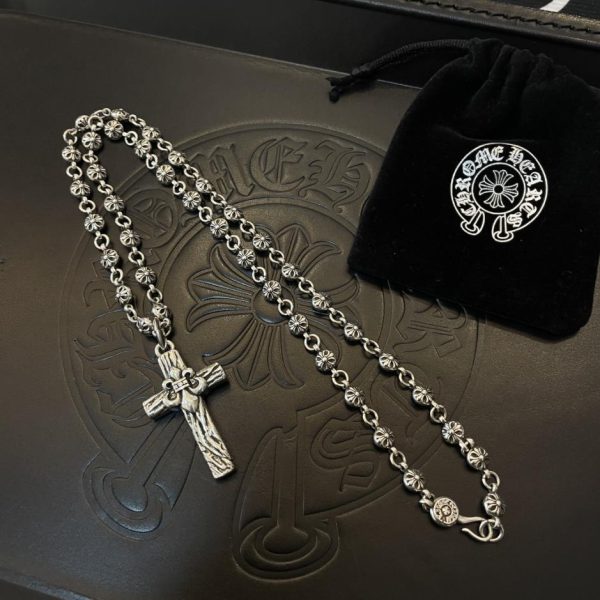 replica,repliche,fake,1:1,earrings,bracelet,ring,jewelry Collana multielemento vintage Chrome Hearts
