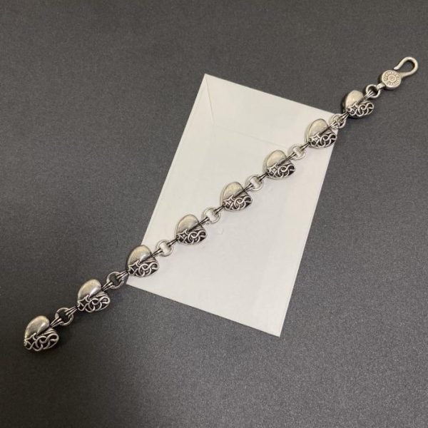 replica,repliche,fake,1:1,earrings,bracelet,ring,jewelry Bracciale d’amore invecchiato Chrome Hearts