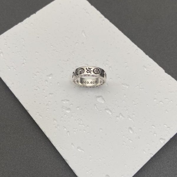 replica,repliche,fake,1:1,earrings,bracelet,ring,jewelry Anello con croce di cuori cromati