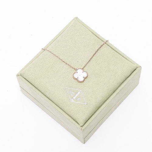 replica,repliche,fake,1:1,earrings,bracelet,ring,jewelry [Versione di alta qualità] Collana con trifoglio a foglia singola (247D)