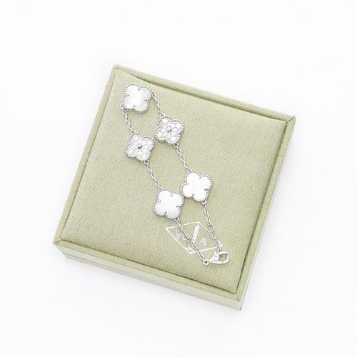 replica,repliche,fake,1:1,earrings,bracelet,ring,jewelry [Versione di alta qualità] Bracciale con quadrifoglio