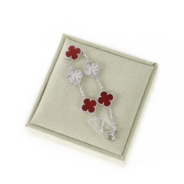 replica,repliche,fake,1:1,earrings,bracelet,ring,jewelry [Versione di alta qualità] Bracciale con quadrifoglio (1CC1)