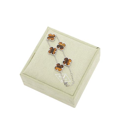replica,repliche,fake,1:1,earrings,bracelet,ring,jewelry [Versione di alta qualità] Bracciale con quadrifoglio (1EF0)