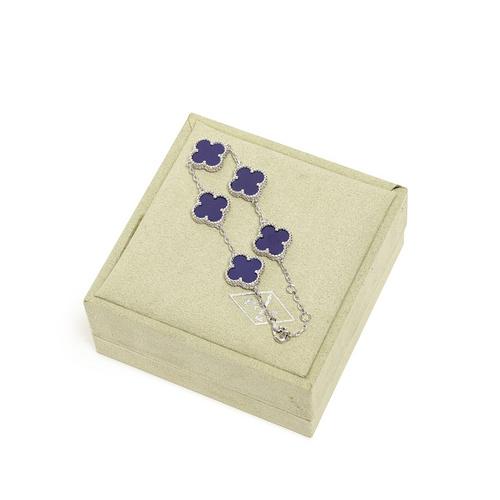 replica,repliche,fake,1:1,earrings,bracelet,ring,jewelry [Versione di alta qualità] Bracciale con quadrifoglio (28C8)