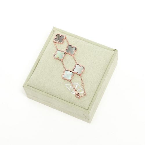 replica,repliche,fake,1:1,earrings,bracelet,ring,jewelry [Versione di alta qualità] Bracciale con quadrifoglio