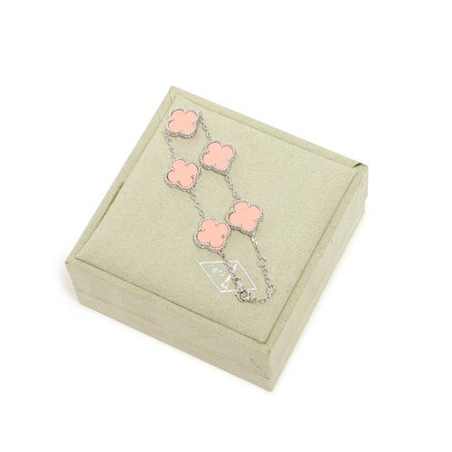 replica,repliche,fake,1:1,earrings,bracelet,ring,jewelry [Versione di alta qualità] Bracciale con quadrifoglio (418B)