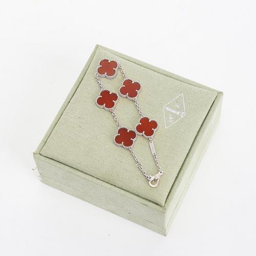replica,repliche,fake,1:1,earrings,bracelet,ring,jewelry [Versione di alta qualità] Bracciale con quadrifoglio (46E9)