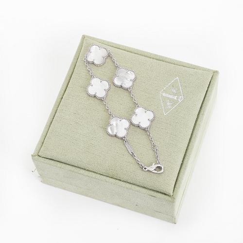 replica,repliche,fake,1:1,earrings,bracelet,ring,jewelry [Versione di alta qualità] Bracciale con quadrifoglio