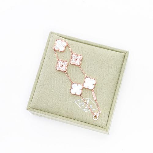 replica,repliche,fake,1:1,earrings,bracelet,ring,jewelry [Versione di alta qualità] Bracciale con quadrifoglio (CA11)