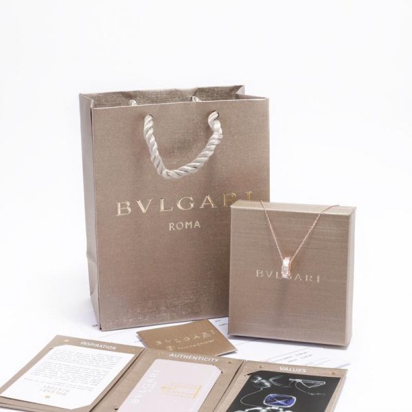 replica,repliche,fake,1:1,earrings,bracelet,ring,jewelry [Versione di alta qualità] Collana BVLGARI con conchiglia e osso di serpente (6C01)