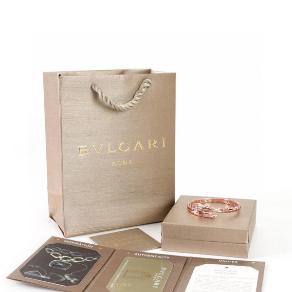 replica,repliche,fake,1:1,earrings,bracelet,ring,jewelry [Versione di alta qualità] Serie BVLGARI con diamanti pieni a forma di serpente (BA65)