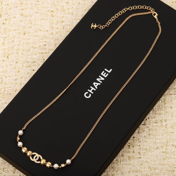 replica,repliche,fake,1:1,earrings,bracelet,ring,jewelry Catena in vita con perle a rombo Chanel24p