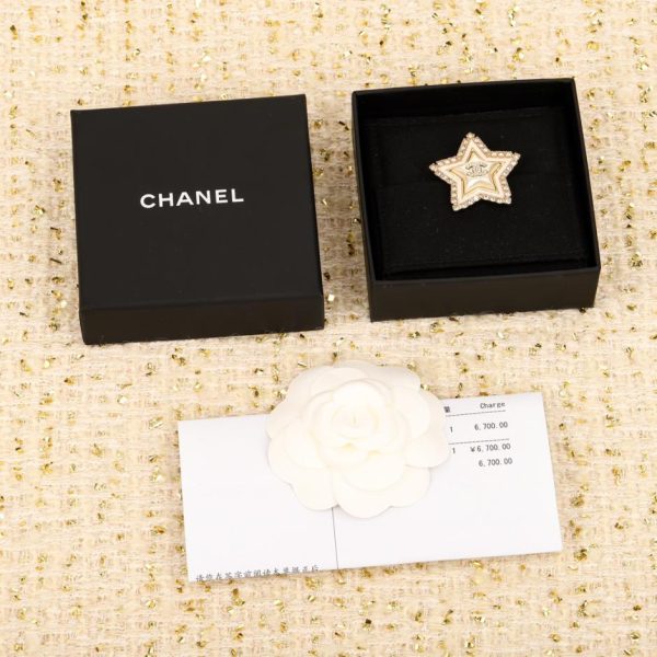 replica,repliche,fake,1:1,earrings,bracelet,ring,jewelry Spilla Chanel stella a cinque punte