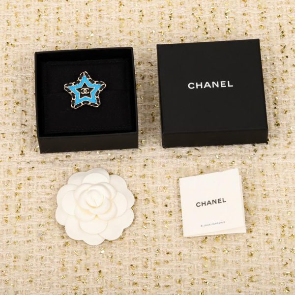 replica,repliche,fake,1:1,earrings,bracelet,ring,jewelry Spilla stella Chanel