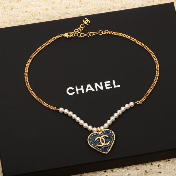 replica,repliche,fake,1:1,earrings,bracelet,ring,jewelry Collana di perle Chanel Love Denim